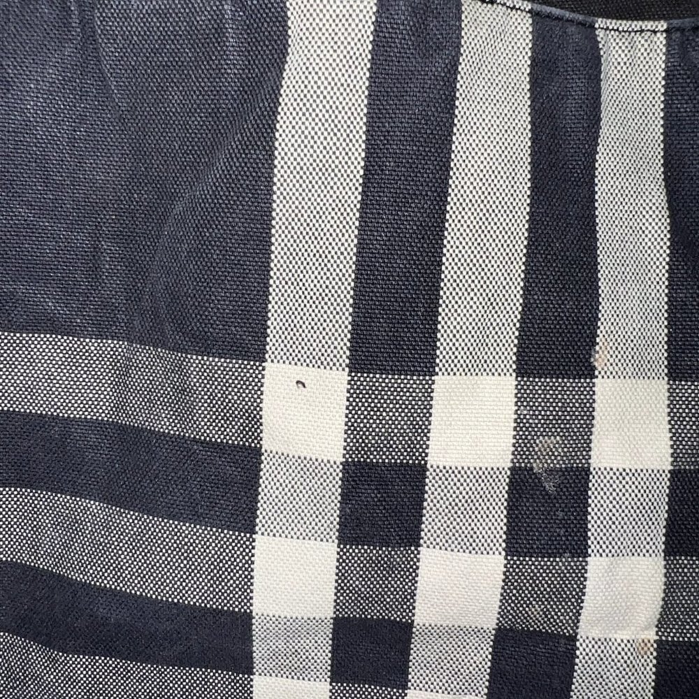 Vintage Burberry Tweed Check Tote Bag - Picture 3 of 5